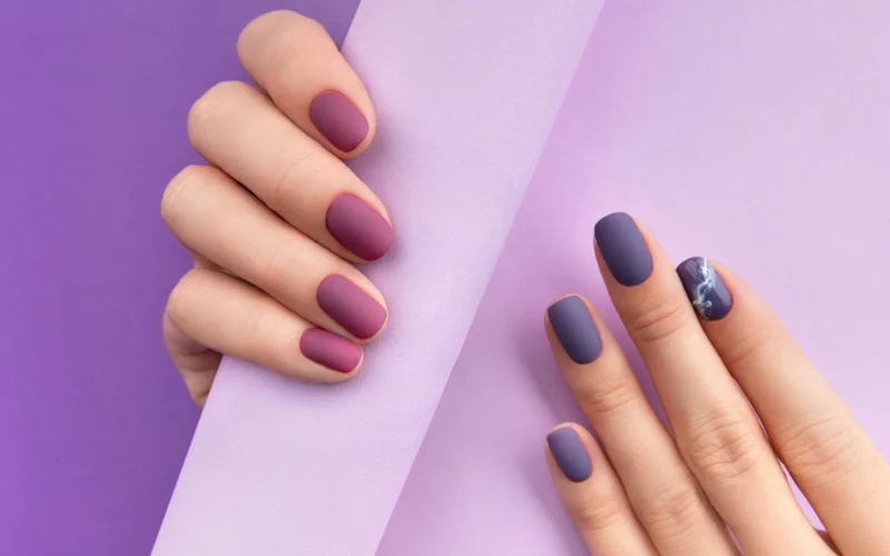 Burgundy Nail Designs