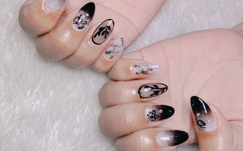 Ombre Nails color