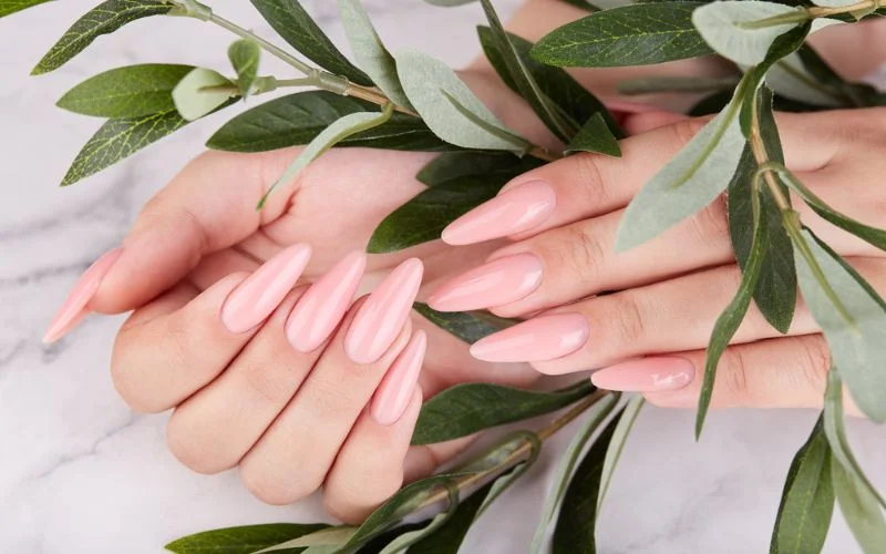 Gradient Pink Nail Design