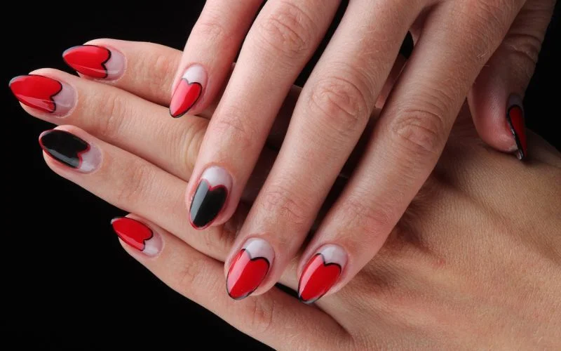 Heart Nails
