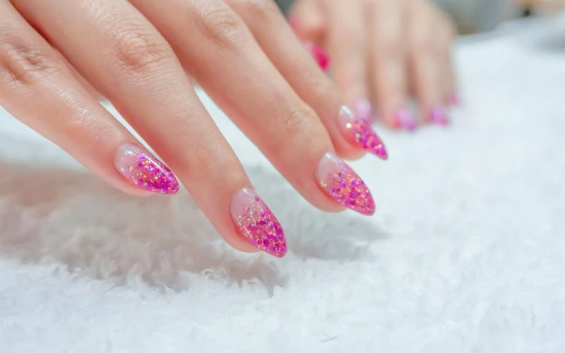 Purple Ombre Nails