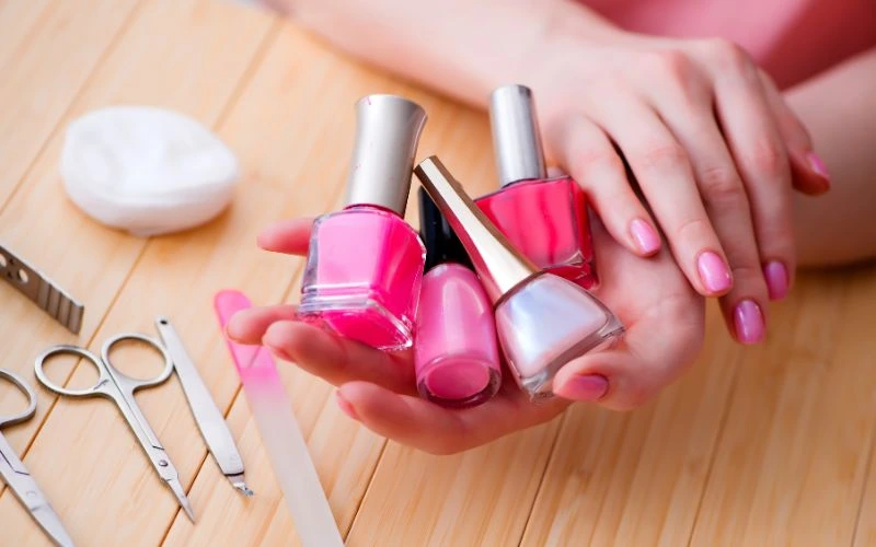 Lipstick Shape Nails