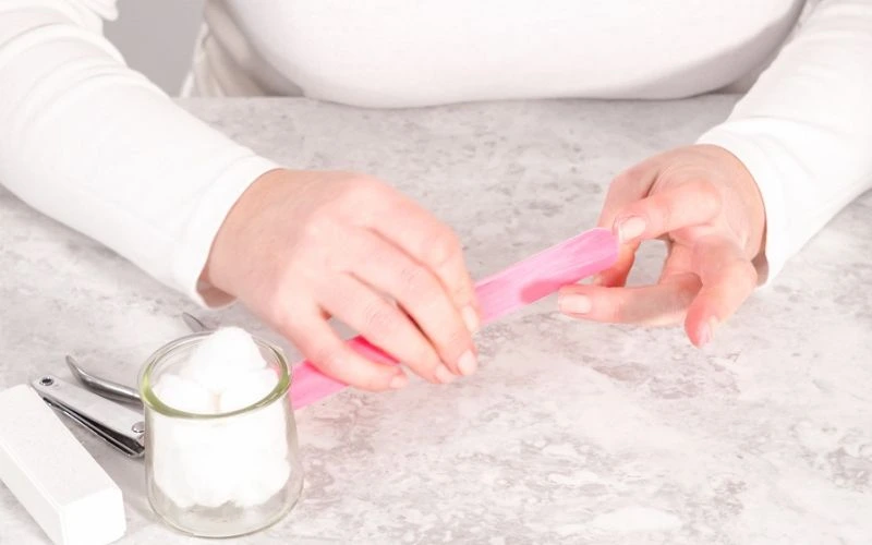 Clean Glass Nail File