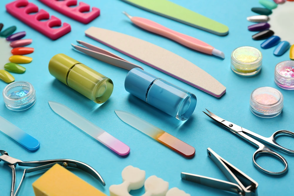 Tools for Cherry Blossom Nails