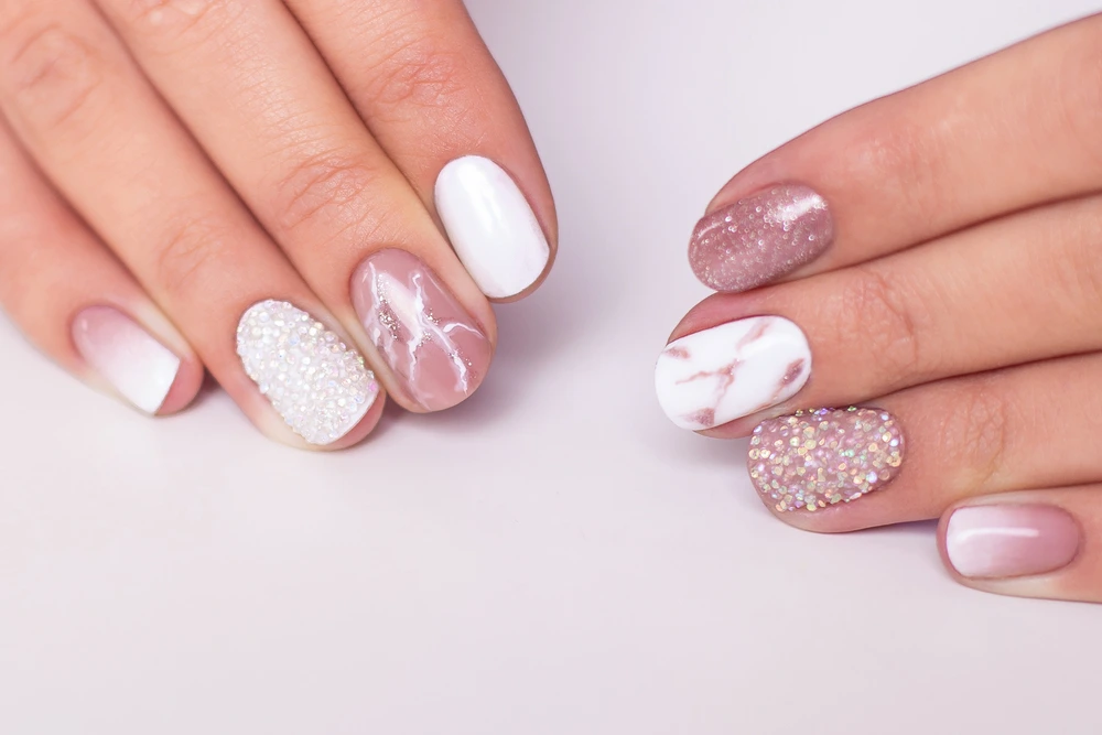 Wear Cherry Blossom Nails on Natural Nails