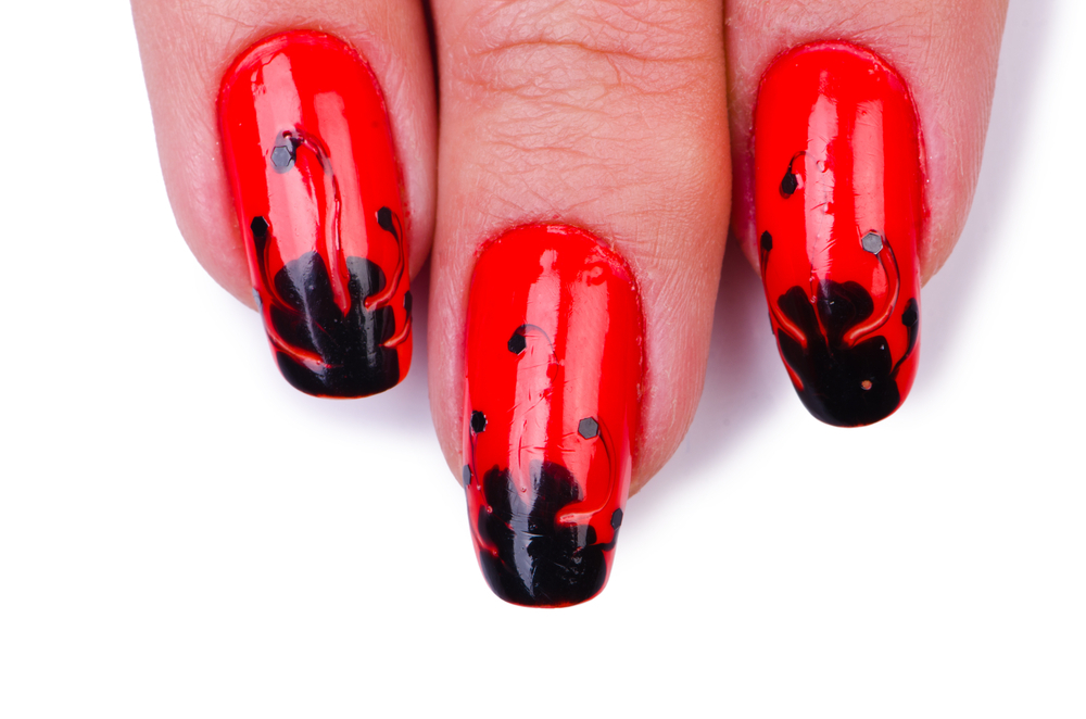 Black and Red Nails Design Trends
