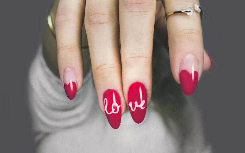 White and Red Nail Designs for Special Occasions