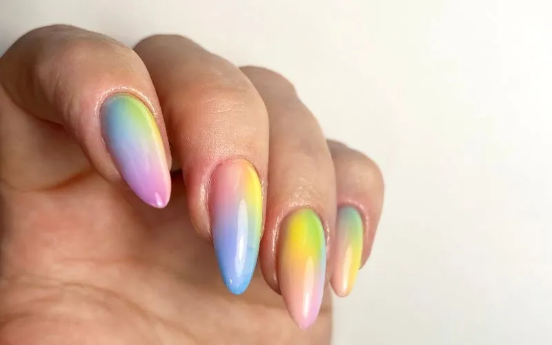 Rainbow Nail Art Techniques