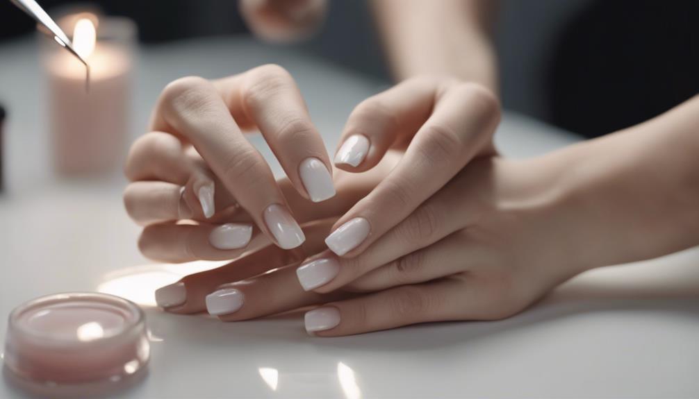 Salon Milky Nail Requests