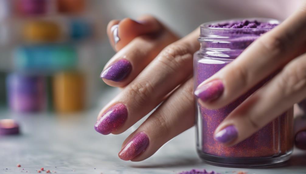 nail care with dip