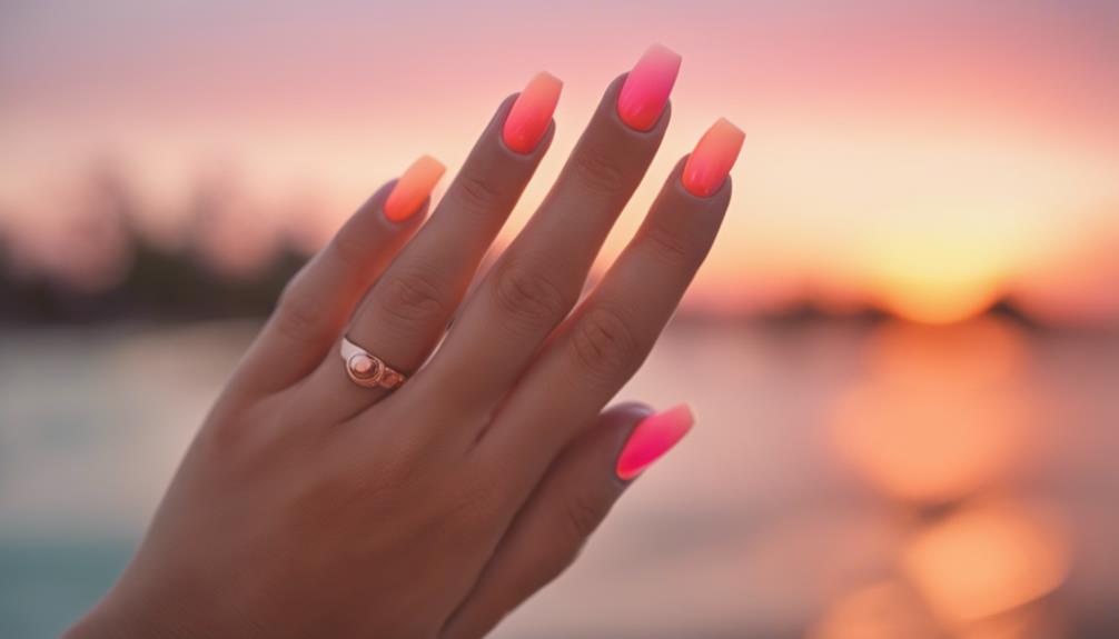 sunset ombre designs
