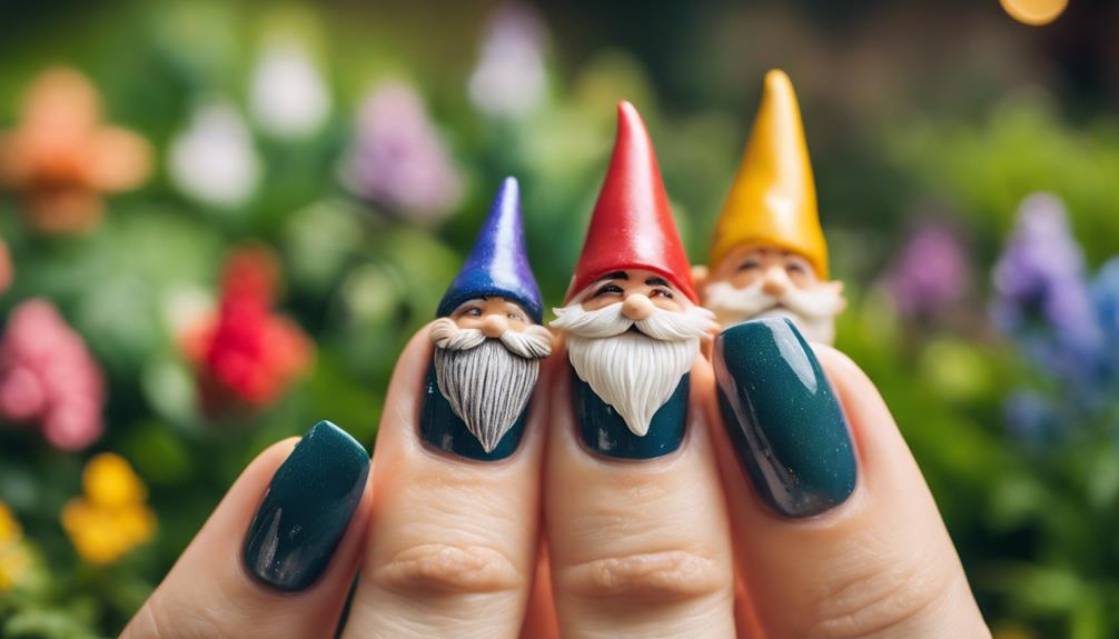 gnome themed nail art trend