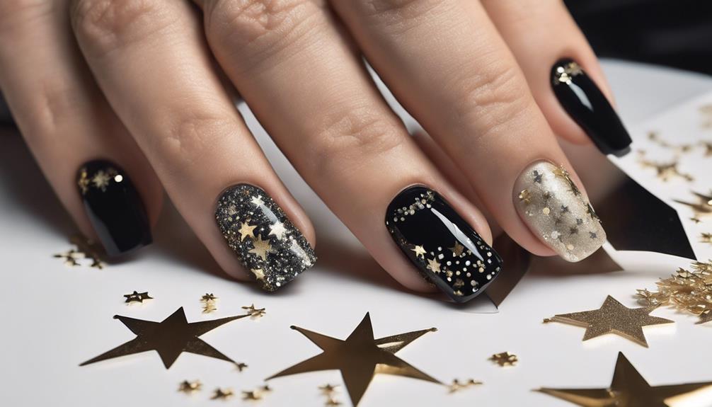 intricate and colorful nails