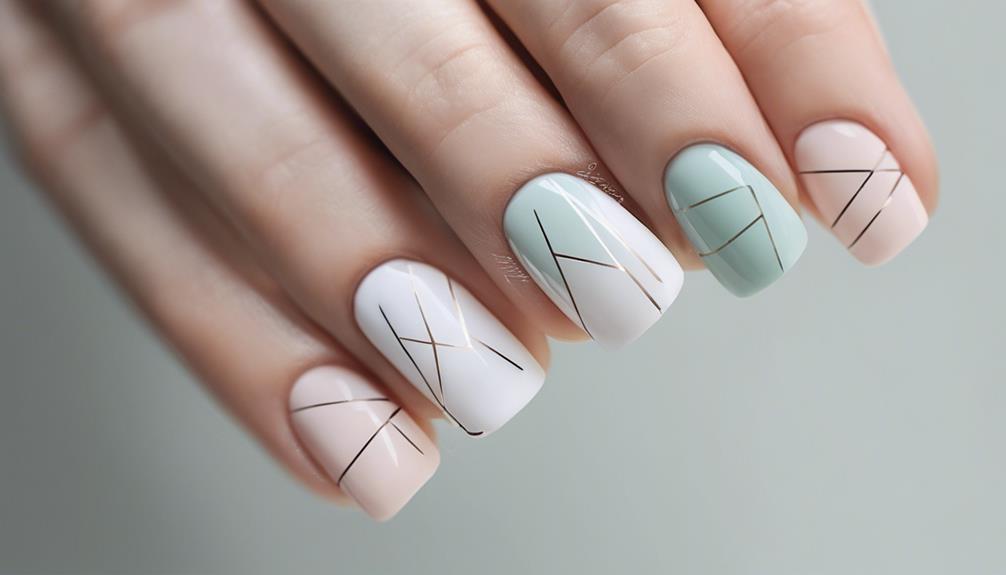 clean and understated nails